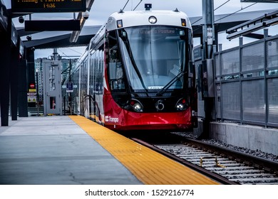 Ottawa, Canada, September 14 2019 - Ottawa Confederation Line LRT Opening Day