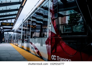 Ottawa, Canada, September 14 2019 - Ottawa Confederation Line LRT Opening Day