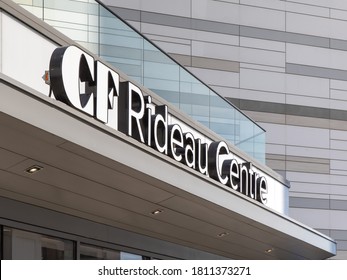 Ottawa, Canada, September 6, 2020; Signage And Branding The Ottawa Cadillac Fairview CF Rideau Centre Shopping Mall