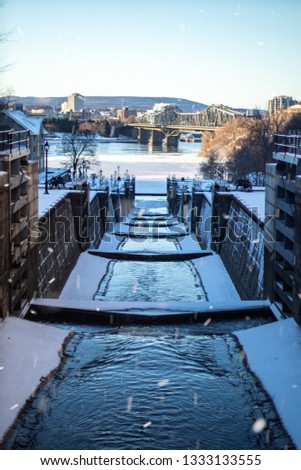 Similar – Foto Bild Speicherstadt Hamburg im Winter