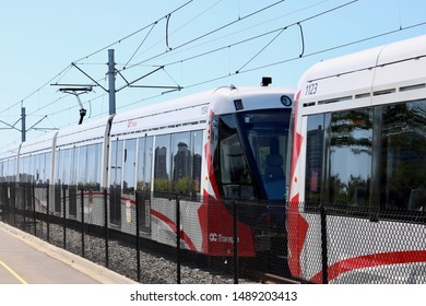 Ottawa Ontario Canada August 26/2019 Ottawa LRT Light Rail Transit. Ready To Roll, Oc Transpo, Transportation