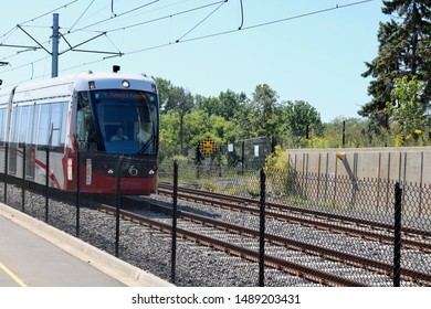 Ottawa Ontario Canada August 26/2019 Ottawa LRT Light Rail Transit. Ready To Roll, Oc Transpo, Transportation