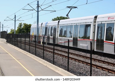 Ottawa Ontario Canada August 26/2019 Ottawa LRT Light Rail Transit. Ready To Roll, Oc Transpo, Transportation