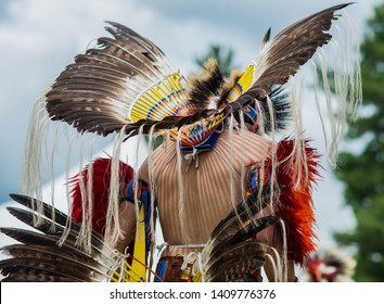 Ottawa, Ontario, Canada- June 22, 2018, Summer Solstice Pow Wow Indigenous Festival Of First Nations People 