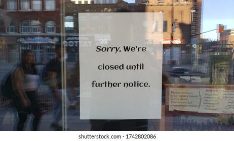 367 Closed until further notice Images, Stock Photos & Vectors ...