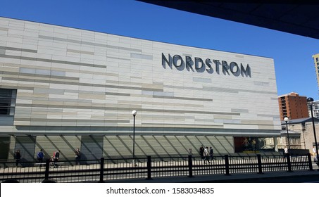 Ottawa Ontario Canada September 10 2017. Nordstrom Storefront Rideau Center In Downtown Ottawa.