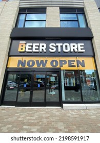 Ottawa Ontario Canada September 4 2022. Beer Store Now Open Entrance Way Sign At Lansdowne Park Stadium.