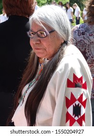 Ottawa, Ontario/Canada - 05/31/2015: Indigenous Elders, Canadian politicians and guests attend Truth and Reconciliation Commission events at Rideau Hall.