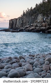 Otter Cliffs Acadia National Park Winter