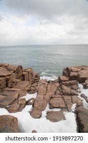 Otter Cliffs Acadia National Park Winter