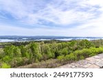 The Ouachita National Forest and Ouachita Lake Seen from Hickory Nut Vista