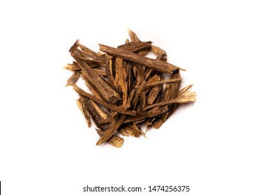 Oud, Agarwood Oudh Perfume , Isolated White Background