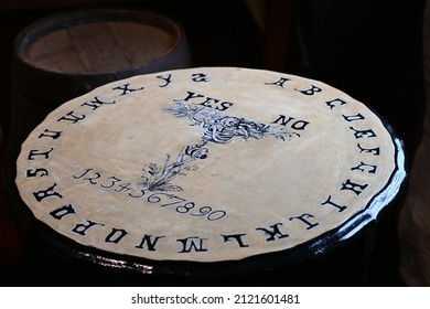 Ouija Board Table Top At The Jamaica Inn Museum