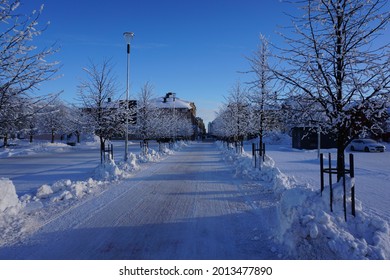 Oulu Finland Downtown In Winter