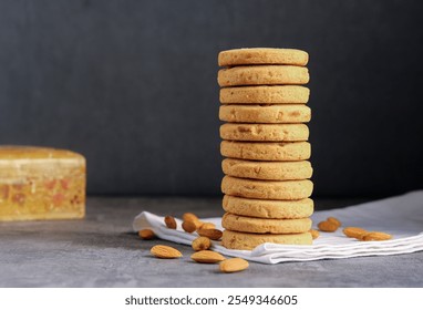  Our almond butter biscuits blend sweet richness with nutty crunch—perfect for any snack time. - Powered by Shutterstock