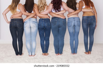 Our buttocks are amazing in those jeans
