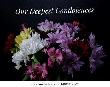 Our Deepest Condolences Words Above 260nw 1499842541 