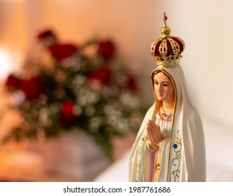 Our Lady of Fátima, is a Catholic title of the Blessed Virgin Mary based on the Marian apparitions reported in 1917 by three shepherd children at the Cova da Iria, in Fátima, Portugal.