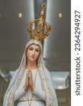 Our Lady of Fatima catholic religious Virgin Mary statue