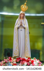 Our Lady Of Fatima Catholic Virgin Mary Statue