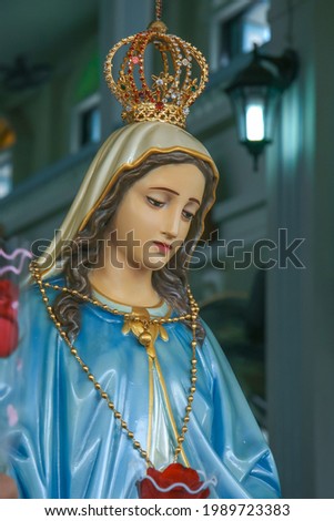 Our lady of grace catholic Virgin Mary religious statue