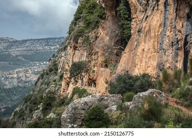 Our Lady Of Hawqa Hermitage In Kadisha Valley In Lebanon