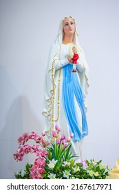 Our Lady of Lourdes catholic religious statue