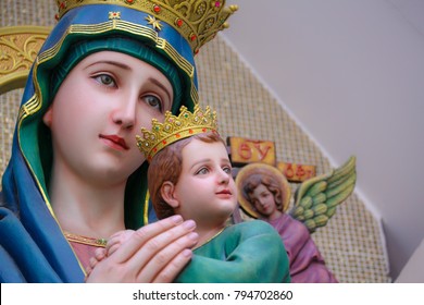 our lady of perpetual help catholic statue