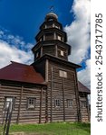 Our Lady of Tikhvin wooden church, opened in 1653. City Torzhok, Russia