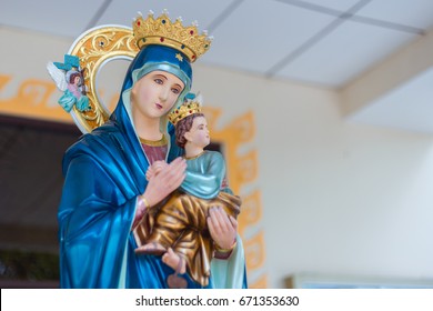 Similar Images, Stock Photos & Vectors of Mother Mary with Jesus Christ