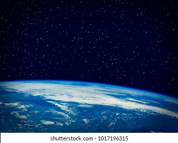Our unique planet. Blue earth. The elements of this image furnished y NASA. - Shutterstock ID 1017196315