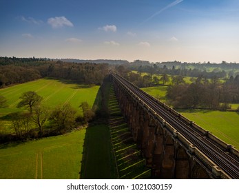 Ouse Valley Viaduct, Sussex, UK- Aerial Photos Of The Viaduct That Carries The London To Brighton Train Line