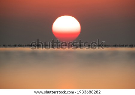 Similar – Foto Bild Sonnenuntergang am Ammersee in Bayern, Deutschland