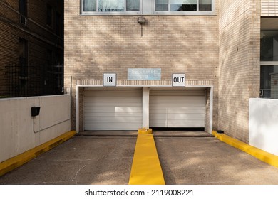 In And Out For The Small Private Parking Garage