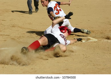 Out At Third Base, Women's Softball