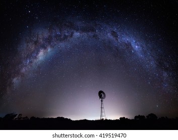 Outback Australia Under The Night Sky