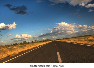outback highway in New South Wales (Australia)