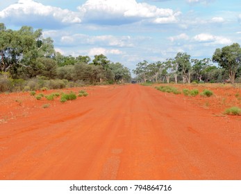 Outback Road Near Bourke, New South Wales, Australia