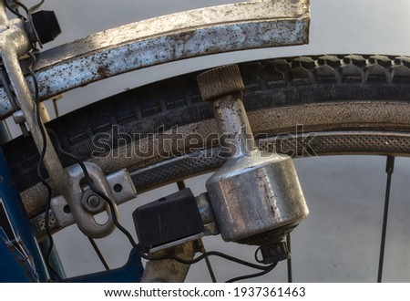 outdated bicycle dynamo for lighting 