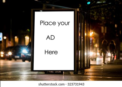 Outdoor Advertising Bus Shelter 