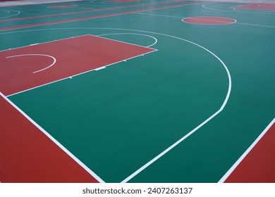 Outdoor basketball court, school rubber basketball court
 - Powered by Shutterstock