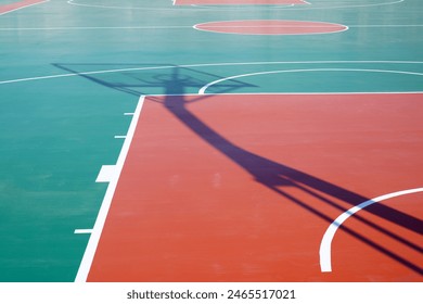 Outdoor basketball court, school rubber basketball court
 - Powered by Shutterstock