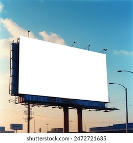 Outdoor Big  Billboard Advertising Mockup