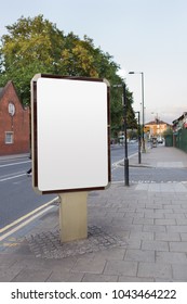 Outdoor Billboard For Adverts, City Of London, Mock-up, Street