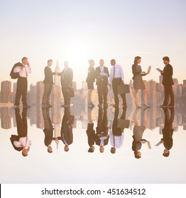 Outdoor Business Meeting New York City Stock Photo 451634512 | Shutterstock