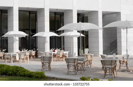 Outdoor cafe
