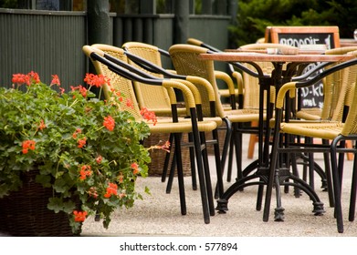Outdoor cafe