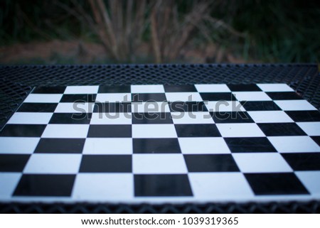 Outdoor checker board