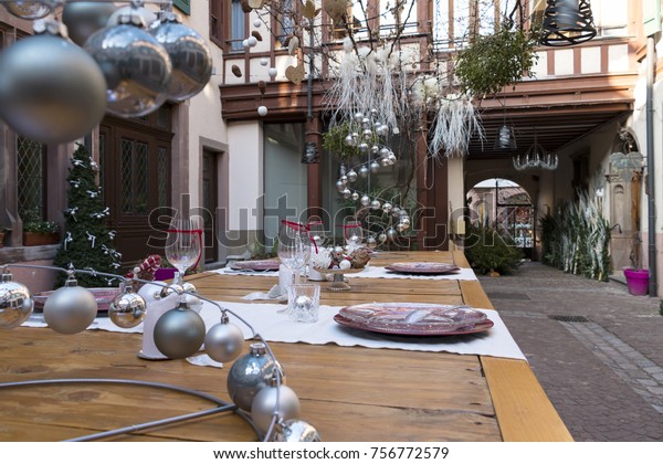 Outdoor Christmas New Year Decoration Colmar Stock Photo Edit Now