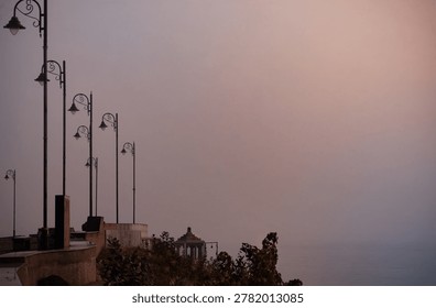 outdoor cloudscape view during sunset